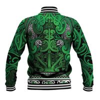 Aotearoa Iwi Ngati Maniapoto Baseball Jacket Maori Wharenui House Tribal Pattern