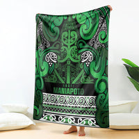 Aotearoa Iwi Ngati Maniapoto Blanket Maori Wharenui House Tribal Pattern