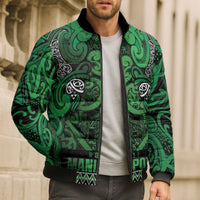 Aotearoa Iwi Ngati Maniapoto Bomber Puffer Jacket Maori Wharenui House Tribal Pattern