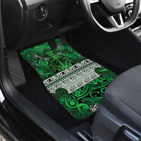 Aotearoa Iwi Ngati Maniapoto Car Mats Maori Wharenui House Tribal Pattern
