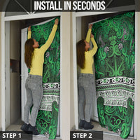 Aotearoa Iwi Ngati Maniapoto Door Cover Maori Wharenui House Tribal Pattern