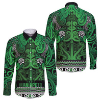 Aotearoa Iwi Ngati Maniapoto Family Matching Puletasi and Hawaiian Shirt Maori Wharenui House Tribal Pattern