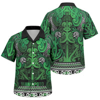 Aotearoa Iwi Ngati Maniapoto Family Matching Puletasi and Hawaiian Shirt Maori Wharenui House Tribal Pattern