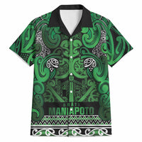 Aotearoa Iwi Ngati Maniapoto Hawaiian Shirt Maori Wharenui House Tribal Pattern