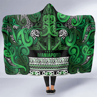 Aotearoa Iwi Ngati Maniapoto Hooded Blanket Maori Wharenui House Tribal Pattern