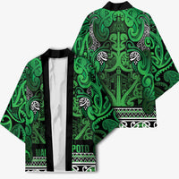 Aotearoa Iwi Ngati Maniapoto Kimono Maori Wharenui House Tribal Pattern