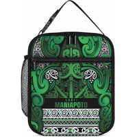 Aotearoa Iwi Ngati Maniapoto Lunch Bag Maori Wharenui House Tribal Pattern