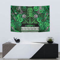 Aotearoa Iwi Ngati Maniapoto Tapestry Maori Wharenui House Tribal Pattern