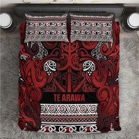 Aotearoa Iwi Te Arawa Bedding Set Maori Wharenui House Tribal Pattern