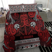 Aotearoa Iwi Te Arawa Bedding Set Maori Wharenui House Tribal Pattern