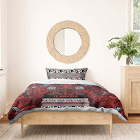 Aotearoa Iwi Te Arawa Bedding Set Maori Wharenui House Tribal Pattern