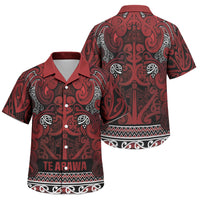 Aotearoa Iwi Te Arawa Family Matching Puletasi and Hawaiian Shirt Maori Wharenui House Tribal Pattern