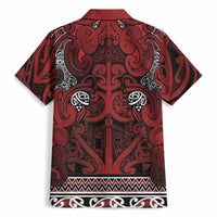 Aotearoa Iwi Te Arawa Hawaiian Shirt Maori Wharenui House Tribal Pattern