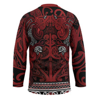 Aotearoa Iwi Te Arawa Hockey Jersey Maori Wharenui House Tribal Pattern