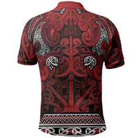 Aotearoa Iwi Te Arawa Polo Shirt Maori Wharenui House Tribal Pattern
