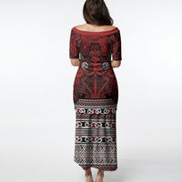Aotearoa Iwi Te Arawa Puletasi Maori Wharenui House Tribal Pattern