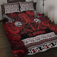 Aotearoa Iwi Te Arawa Quilt Bed Set Maori Wharenui House Tribal Pattern