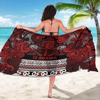 Aotearoa Iwi Te Arawa Sarong Maori Wharenui House Tribal Pattern