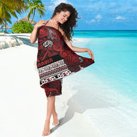 Aotearoa Iwi Te Arawa Sarong Maori Wharenui House Tribal Pattern