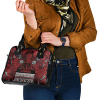 Aotearoa Iwi Te Arawa Shoulder Handbag Maori Wharenui House Tribal Pattern
