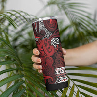 Aotearoa Iwi Te Arawa Skinny Tumbler Maori Wharenui House Tribal Pattern