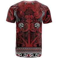 Aotearoa Iwi Te Arawa T Shirt Maori Wharenui House Tribal Pattern