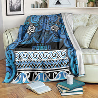Aotearoa Iwi Ngati Porou Blanket Maori Wharenui House Tribal Pattern