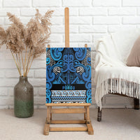 Aotearoa Iwi Ngati Porou Canvas Wall Art Maori Wharenui House Tribal Pattern