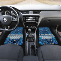 Aotearoa Iwi Ngati Porou Car Mats Maori Wharenui House Tribal Pattern