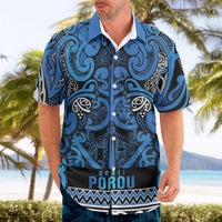 Aotearoa Iwi Ngati Porou Hawaiian Shirt Maori Wharenui House Tribal Pattern