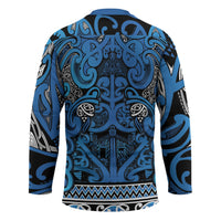 Aotearoa Iwi Ngati Porou Hockey Jersey Maori Wharenui House Tribal Pattern