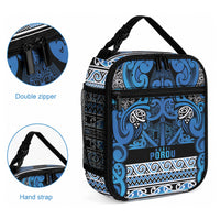 Aotearoa Iwi Ngati Porou Lunch Bag Maori Wharenui House Tribal Pattern