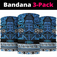 Aotearoa Iwi Ngati Porou Neck Gaiter Maori Wharenui House Tribal Pattern