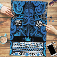 Aotearoa Iwi Ngati Porou Puzzle Maori Wharenui House Tribal Pattern