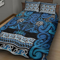 Aotearoa Iwi Ngati Porou Quilt Bed Set Maori Wharenui House Tribal Pattern