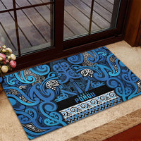 Aotearoa Iwi Ngati Porou Rubber Doormat Maori Wharenui House Tribal Pattern