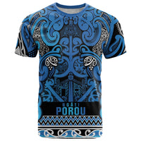 Aotearoa Iwi Ngati Porou T Shirt Maori Wharenui House Tribal Pattern