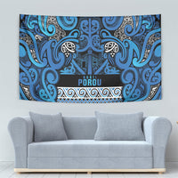 Aotearoa Iwi Ngati Porou Tapestry Maori Wharenui House Tribal Pattern