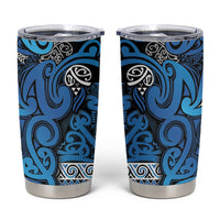 Aotearoa Iwi Ngati Porou Tumbler Cup Maori Wharenui House Tribal Pattern