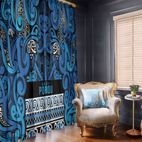 Aotearoa Iwi Ngati Porou Window Curtain Maori Wharenui House Tribal Pattern
