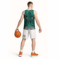 Aotearoa Iwi Ngai Tahu Basketball Jersey Maori Wharenui House Tribal Pattern