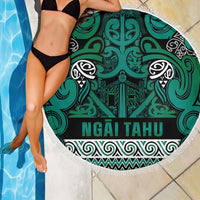 Aotearoa Iwi Ngai Tahu Beach Blanket Maori Wharenui House Tribal Pattern