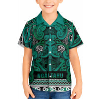Aotearoa Iwi Ngai Tahu Hawaiian Shirt Maori Wharenui House Tribal Pattern