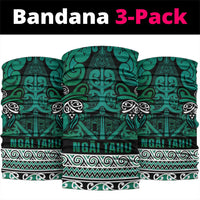 Aotearoa Iwi Ngai Tahu Neck Gaiter Maori Wharenui House Tribal Pattern