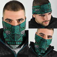 Aotearoa Iwi Ngai Tahu Neck Gaiter Maori Wharenui House Tribal Pattern