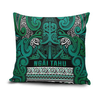 Aotearoa Iwi Ngai Tahu Pillow Cover Maori Wharenui House Tribal Pattern