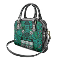 Aotearoa Iwi Ngai Tahu Shoulder Handbag Maori Wharenui House Tribal Pattern