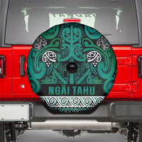 Aotearoa Iwi Ngai Tahu Spare Tire Cover Maori Wharenui House Tribal Pattern