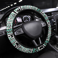 Aotearoa Iwi Ngai Tahu Steering Wheel Cover Maori Wharenui House Tribal Pattern