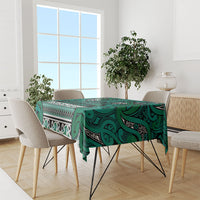 Aotearoa Iwi Ngai Tahu Tablecloth Maori Wharenui House Tribal Pattern